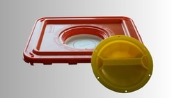 Mauser Packaging Solutions X128 couvercles STERILID MAUSER, Quantity: 128